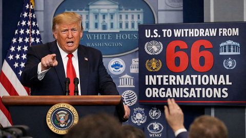 അന്താരാഷ്ട്ര സംഘടനകളിൽനിന്നും യുഎസിനെ പിൻവലിച്ച് ട്രംപ്