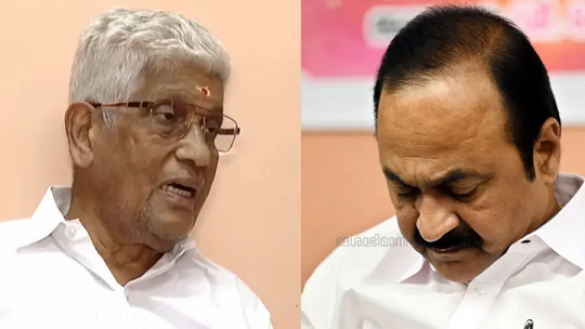 ‘സമുദായങ്ങളുടെ തിണ്ണ നിരങ്ങില്ലെന്നു പറഞ്ഞ നേതാവല്ലേ സിനഡ് യോഗം ചേർന്നപ്പോൾ തിണ്ണ നിരങ്ങിയത്’: സതീശനെതിരെ സുകുമാരൻ നായർ