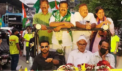 പൊതുഗതാഗതം തടസപ്പെടുത്തി വിജയാരവം; തളിപ്പറമ്പ് നഗരസഭാ ചെയർമാനും ഡെപ്യൂട്ടി ചെയർപേഴ്‌സനും ഉൾപ്പെടെ 212 പേർക്കെതിരെ കേസ്