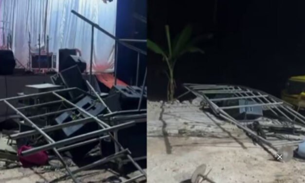 ഉ​ത്സ​വ​ത്തി​നി​ടെ സം​ഘ​ർ​ഷം; ഗാ​ന​മേ​ള ട്രൂ​പ്പി​ന്‍റെ ഉ​പ​ക​ര​ണ​ങ്ങ​ള്‍ ത​ല്ലി​ത്ത​ക​ര്‍​ത്തു