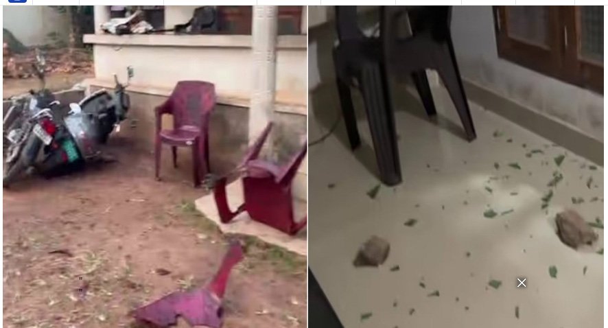 കൊല്ലത്ത് ഡിവൈഎഫ്ഐ നേതാവിന്‍റെ വീടിന് നേരെ ആക്രമണം