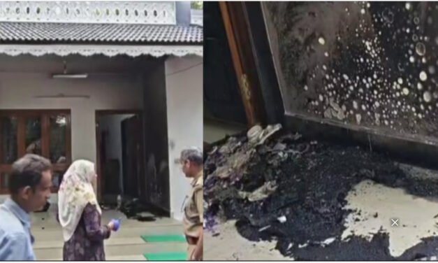 വീ​ടി​ന് തീ​വ​ച്ച് കു​ടും​ബ​ത്തെ കൊ​ല​പ്പെ​ടു​ത്താ​ൻ ശ്ര​മം; പ്ര​തി പി​ടി​യി​ൽ