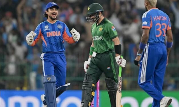 പാകിസ്ഥാനെതിരെയുള്ള ലോകകപ്പ് പോരാട്ടത്തില്‍ ഇന്ത്യയ്ക്ക് 61 റണ്‍സിന്റെ വൻവിജയം; ഇന്ത്യ സൂപ്പർ 8 ൽ