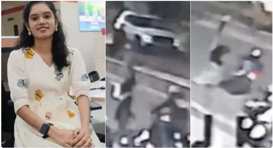 റോഡ് മുറിച്ച് കടക്കുന്നതിനിടെ ബൈക്ക് ഇടിച്ചു തെറിപ്പിച്ചു; ബംഗളൂരുവിൽ ബാങ്ക് ജീവനക്കാരിക്ക് ദാരുണാന്ത്യം