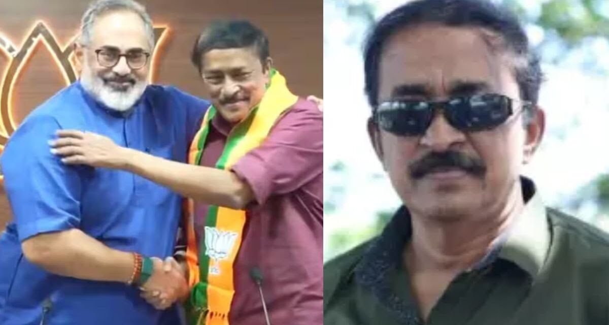 റെജി ലൂക്കോസ് ഇനി ബി.ജെ.പി സംസ്ഥാന വക്താവ്; നിയമിച്ച് രാജീവ് ചന്ദ്രശേഖർ