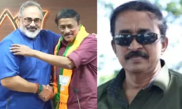 റെജി ലൂക്കോസ് ഇനി ബി.ജെ.പി സംസ്ഥാന വക്താവ്; നിയമിച്ച് രാജീവ് ചന്ദ്രശേഖർ