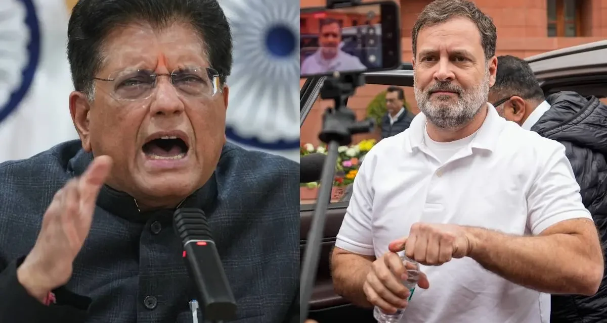 ഇത്ര മികച്ച കരാർ സാധ്യമായത് മോദി – ട്രംപ് സൗഹൃദം കാരണം, രാഹുലിനെതിരേ പിയൂഷ് ഗോയൽ