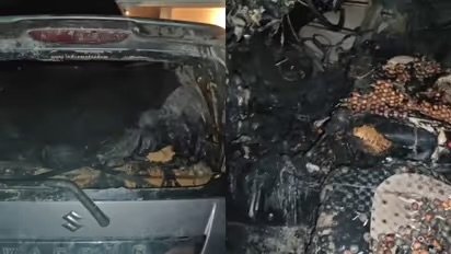 പെട്രോൾ ഒഴിച്ച് തീകൊളുത്തി?; വയനാട്ടിൽ കാറിന് തീപിടിച്ച് ഒരാൾ മരിച്ചു, ഭാര്യയ്ക്കും മൂന്ന് മക്കൾക്കും പൊള്ളൽ