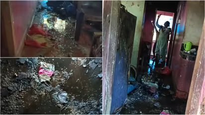 സ്വിച്ചിട്ടതും ഗ്യാസ് സിലിണ്ടർ പൊട്ടിത്തെറിച്ച് അപകടം; അടുക്കള പൂർണമായും കത്തി നശിച്ചു