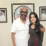 ഇത്രയും കാലം നീ എവിടെയായിരുന്നു?’ അനശ്വര രാജനെ ചേർത്തുപിടിച്ച് രജനീകാന്ത് ചോദിച്ചു