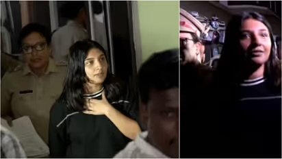 നല്ല ഫോട്ടോയല്ലേ…നന്നായിട്ട് എടുക്കണേ.. ചിരിച്ച് കൂളായി സഫ്ന; പൊലീസിനും മാധ്യമങ്ങൾക്കും മുന്നിൽ കൂസാതെ യുവതിയും സംഘവും