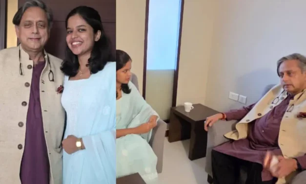 തരൂരുമായി കൂടിക്കാഴ്ച നടത്തി ദിയ; പാലായുടെ വികസനത്തിനുള്ള നിർദേശങ്ങൾ പങ്കുവെച്ച് എംപി