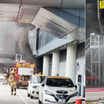 ഹോങ്കോങ് വിമാനത്താവളത്തിൽ തീപിടിത്തം; ബോർഡിങ് ബ്രിഡ്ജുകൾ താത്കാലികമായി അടച്ചു