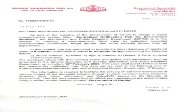 ഡേറ്റ ചോർച്ച വിവാദത്തിൽ കത്ത് പുറത്തുവിട്ട് രമേശ് ചെന്നിത്തല
