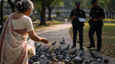 പ്രാവുകൾക്ക് തീറ്റ നൽകി; സിംഗപ്പൂരിൽ ഇന്ത്യക്കാരിക്ക് രണ്ട് ലക്ഷം രൂപ പിഴ