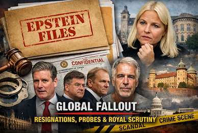 എപ്‌സ്റ്റീൻ ഫയലുകൾ പുറത്ത്; ലോകമെങ്ങും വൻ രാഷ്ട്രീയ ഭൂകമ്പം: പത്ത് രാജ്യങ്ങളിലെ മന്ത്രിമാരും നയതന്ത്രജ്ഞരും രാജിവെച്ചു