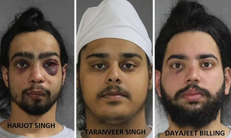 കാനഡയിൽ വീടിന് നേരെ വെടിവെപ്പ്: മൂന്ന് ഇന്ത്യൻ യുവാക്കൾ അറസ്റ്റിൽ