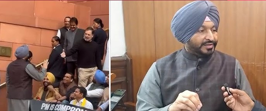 രാഹുൽ ഗാന്ധിയും മന്ത്രി ബിട്ടുവും തമ്മിൽ വാക്പോര്; നേതാക്കൾ തമ്മിൽ പോര് മുറുകുന്നു