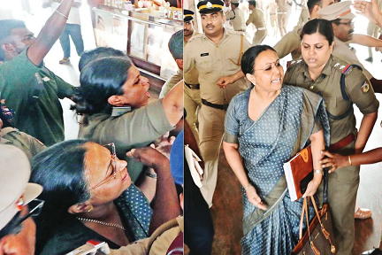 മന്ത്രിക്ക് മർദനമേറ്റിട്ടില്ല: കെ എസ് യു പ്രതിഷേധത്തിൽ സിപിഎം വാദങ്ങൾ തള്ളി പോലീസ് റിപ്പോർട്ട്