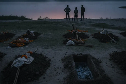 ഒഡീഷയിൽ ശ്മശാനത്തിൽ നിന്ന് 5 മൃതദേഹങ്ങൾ കാണാതായി; കുഴിമാടം തകർത്ത് കടത്തിയെന്ന് പരാതി