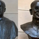 രാഷ്ട്രപതി ഭവന്‍ മുറ്റത്ത് നിന്ന് ല്യൂട്ടന്‍സിന്റെ പ്രതിമ നീക്കി; പകരം രാജാജിയുടെ പ്രതിമ സ്ഥാപിച്ചു