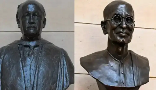 രാഷ്ട്രപതി ഭവന്‍ മുറ്റത്ത് നിന്ന് ല്യൂട്ടന്‍സിന്റെ പ്രതിമ നീക്കി; പകരം രാജാജിയുടെ പ്രതിമ സ്ഥാപിച്ചു