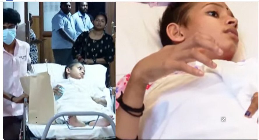 മ​ര​ണ​ത്തെ തോ​ൽ​പ്പി​ച്ച അ​തി​ജീ​വ​നം; വ​ർ​ക്ക​ല ട്രെ​യി​ൻ ആ​ക്ര​മ​ണ​ത്തി​നി​ര​യാ​യ ശ്രീ​ക്കു​ട്ടി വീ​ട്ടി​ലേ​ക്ക് മ​ട​ങ്ങി