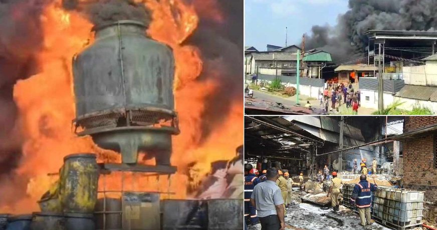 എടയാര്‍ തീപിടിത്തം: സി ജി ലൂബ്രിക്കന്‍റ്സിന്‍റെ ലൈസന്‍സ് റദ്ദാക്കി, കമ്പനി അടച്ചുപൂട്ടാന്‍ നിര്‍ദേശം