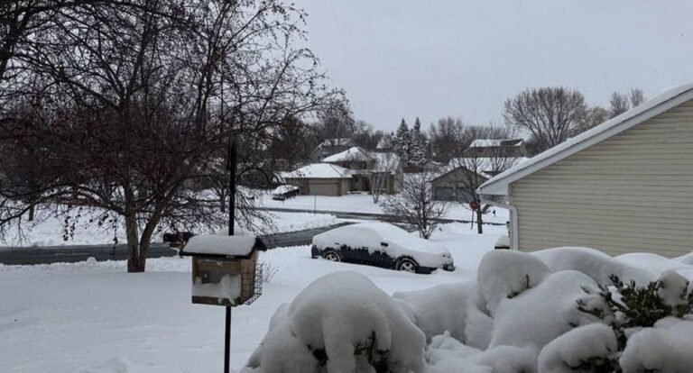 മിനസോട്ടയിൽ കനത്ത മഞ്ഞുവീഴ്ച,തിങ്കളാഴ്ച രാത്രി വരെ അതീവ ജാഗ്രതാ നിർദ്ദേശം