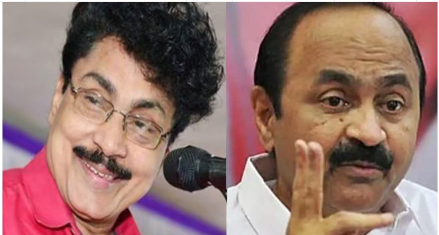 തെ​ര​ഞ്ഞെ​ടു​പ്പ് യോ​ഗ​ത്തി​ൽ പ​ര​സ്പ​രം പു​ക​ഴ്ത്തി വി.​ഡി. സ​തീ​ശ​നും പി.​കെ. ശ​ശി​യും