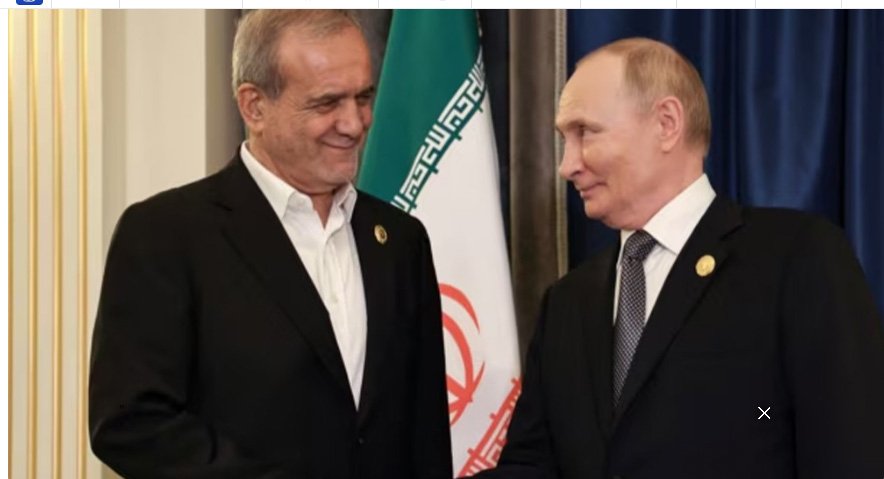 ഇ​റാ​ൻ പ്ര​സി​ഡ​ന്‍റി​നെ വി​ളി​ച്ച് പു​ടി​ൻ; യു​ദ്ധം ഉ​ട​ൻ അ​വ​സാ​നി​പ്പി​ക്ക​ണ​മെ​ന്ന് റ​ഷ്യ