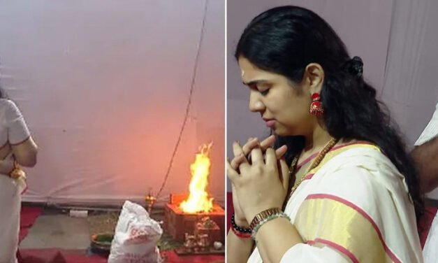 തൃ​പ്പൂ​ണി​ത്തു​റ​യി​ല്‍ പൂ​ജ​യോ​ടെ അ​ഞ്ജ​ലി നാ​യ​രു​ടെ തു​ട​ക്കം