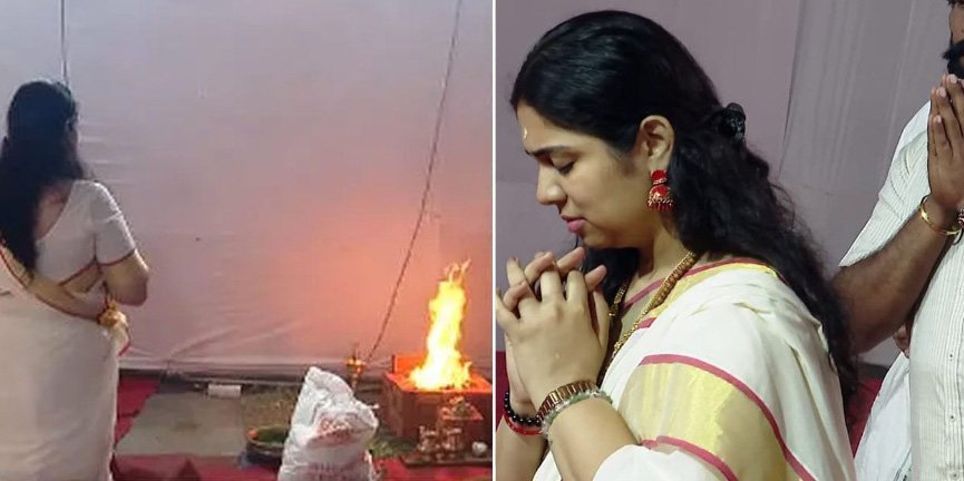 തൃ​പ്പൂ​ണി​ത്തു​റ​യി​ല്‍ പൂ​ജ​യോ​ടെ അ​ഞ്ജ​ലി നാ​യ​രു​ടെ തു​ട​ക്കം