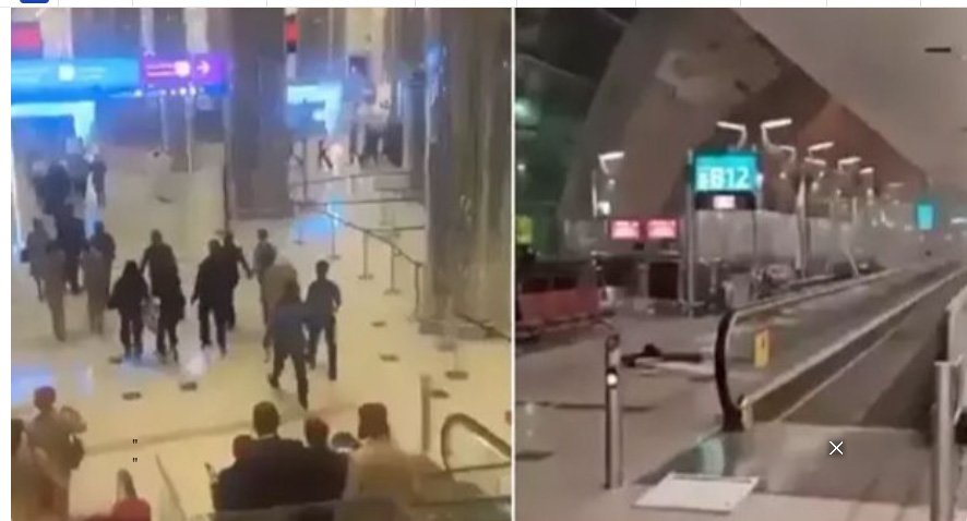 ദു​ബാ​യി വി​മാ​ന​ത്താ​വ​ള​ത്തി​ന് നേ​രെ ഇ​റാ​ന്‍റെ ആ​ക്ര​മ​ണം; ജീ​വ​ന​ക്കാ​ർ​ക്ക് പ​രി​ക്ക്