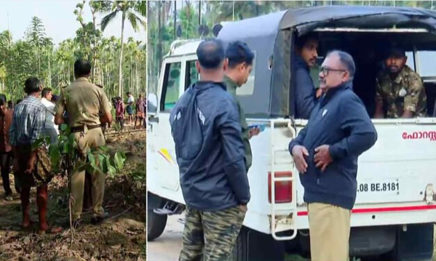വയനാട്ടിൽ ജനവാസമേഖലയിലിറങ്ങിയ കാട്ടാനയെ മയക്കുവെടി വച്ചു