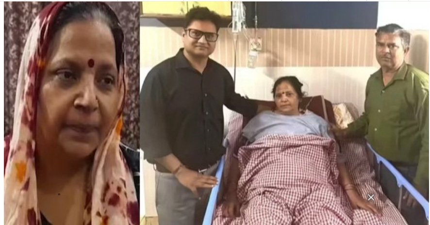 ആം​ബു​ല​ൻ​സ് കു​ഴി​യി​ൽ വീ​ണു; മ​സ്തി​ഷ്ക മ​ര​ണം സം​ഭ​വി​ച്ചു​വെ​ന്ന് ഡോ​ക്ട​ർ​മാ​ർ വി​ധി​യെ​ഴു​തി​യ വീ​ട്ട​മ്മ​യ്ക്ക് പു​ന​ർ​ജ​ന്മം