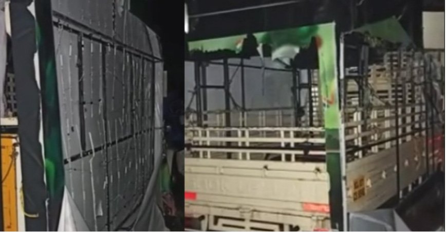 തൊ​ടു​പു​ഴ​യി​ൽ പ്ര​ചാ​ര​ണ ബോ​ർ​ഡു​ക​ൾ ന​ശി​പ്പി​ച്ച​തി​നെ ചൊ​ല്ലി​ ത​ർ​ക്കം; യു​ഡി​എ​ഫ് പ്ര​ചാ​ര​ണ വാ​ഹ​ന​ത്തി​ന് നേ​രെ അ​തി​ക്ര​മം