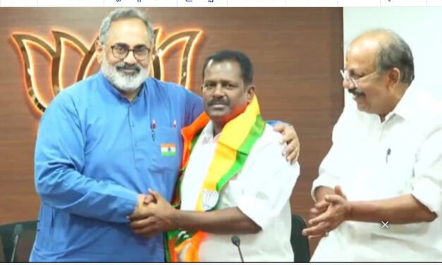 വീ​ണ്ടും താ​മ​ര വി​സ്മ​യം; സി​പി​ഐ മു​ൻ എം​എ​ൽ​എ കെ. ​അ​ജി​ത് ബി​ജെ​പി​യി​ൽ