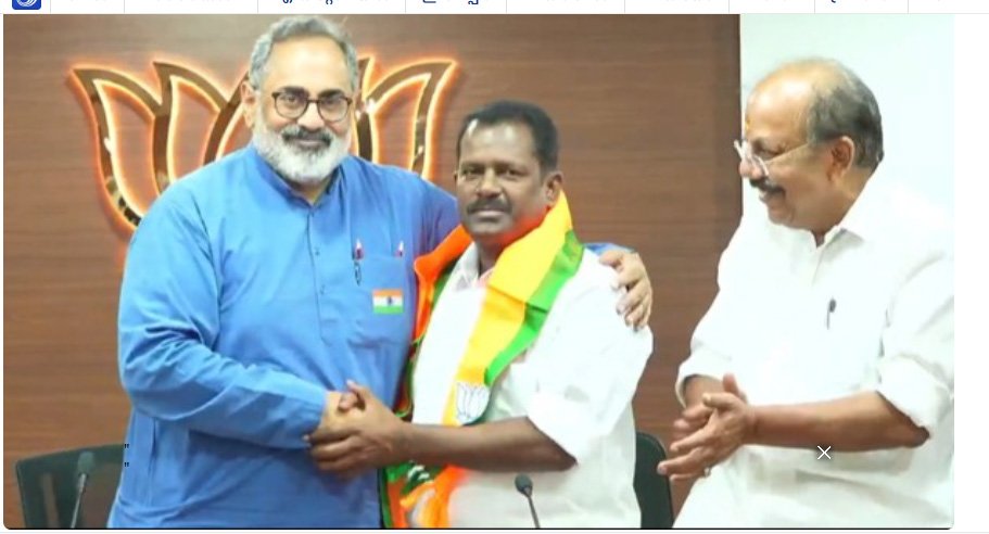 വീ​ണ്ടും താ​മ​ര വി​സ്മ​യം; സി​പി​ഐ മു​ൻ എം​എ​ൽ​എ കെ. ​അ​ജി​ത് ബി​ജെ​പി​യി​ൽ