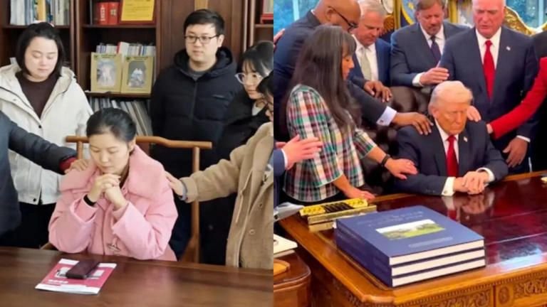 ട്രംപ് സൈന്യത്തിനു വേണ്ടി പ്രാര്‍ഥിച്ചു, മീമാക്കി മാറ്റി ചൈനീസ് കമ്പനികള്‍