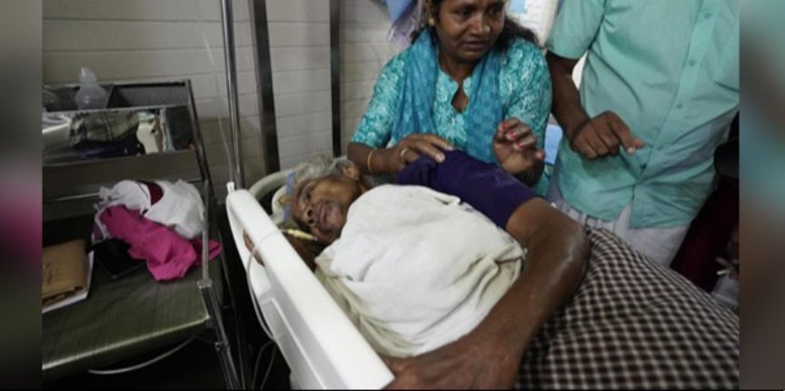 വീ​ട്ടു​മു​റ്റ​ത്ത് കാ​ട്ടാ​ന ആ​ക്ര​മ​ണ​ത്തി​ൽ വ​യോ​ധി​ക​യ്ക്ക് പ​രി​ക്ക്