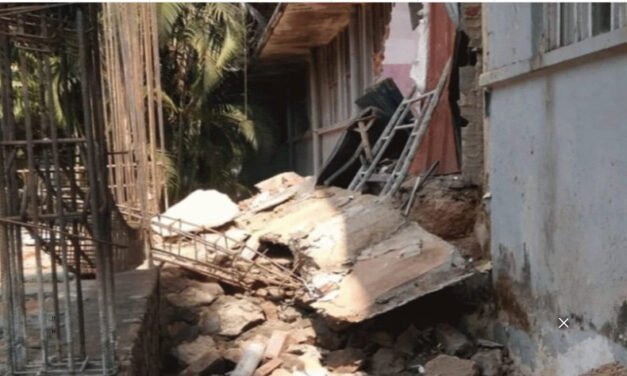 കോട്ടയം മെഡിക്കല്‍ കോളജിന്‍റെ പഴയ കെട്ടിട ഭാഗം തകര്‍ന്ന് വീണ് പരിക്കേറ്റ തൊഴിലാളി മരിച്ചു