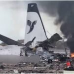 ഒരു യാത്രാ വിമാനം ആക്രമണത്തിൽ തകർത്തു, ചിത്രം പങ്കുവച്ച് ഇറാൻ മാധ്യമങ്ങൾ; അമേരിക്കൻ-ഇസ്രയേലി ആക്രമണമെന്നും ആരോപണം