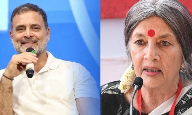 ”പോറ്റിയെ സോണിയയെ കാണിച്ചത് ആരപ്പാ” രാഹുൽഗാന്ധിയുടെ പാട്ടിന് മറുപാട്ടുമായി ബൃന്ദ കാരാട്ട്