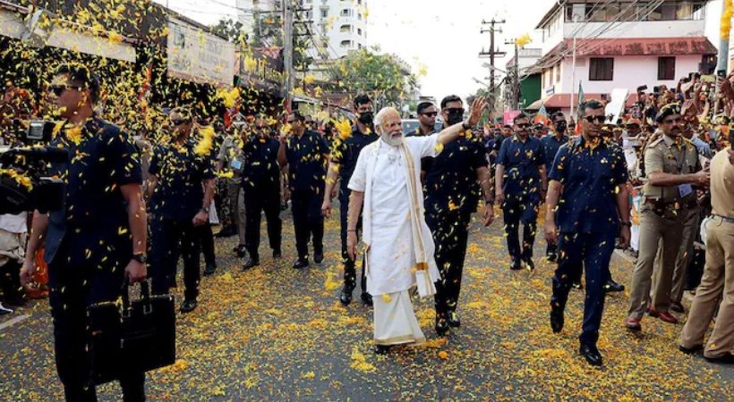 തിരഞ്ഞെടുപ്പ് പ്രചാരണത്തിനായി പ്രധാനമന്ത്രി നരേന്ദ്രമോദി 4 ന് കേരളത്തിൽ എത്തും