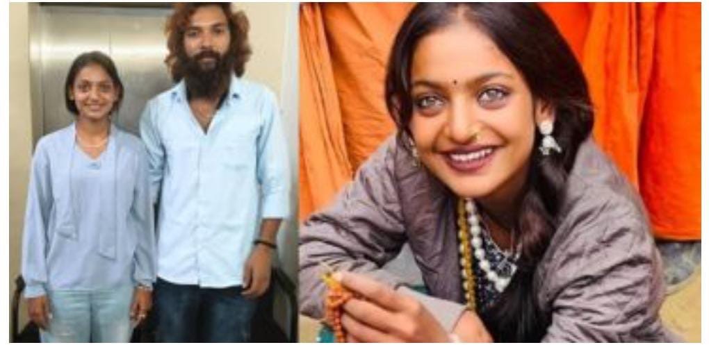 കുംഭമേളയിലെ വൈറൽ പെൺകുട്ടി മൊണാലിസ ഭോസ്ലെ കാമുകൻ ഫർമാൻ ഖാനൊപ്പം കേരളത്തിൽ