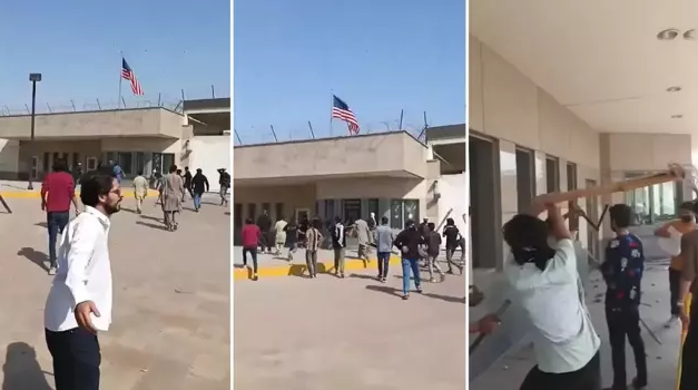 ഖൊമേനിയുടെ വധം: പാകിസ്ഥാനിൽ അമേരിക്കൻ കോൺസുലേറ്റിന് നേരെ ജനക്കൂട്ടത്തിന്റെ ആക്രമണം; വെടിവെപ്പിൽ ആറ് മരണം