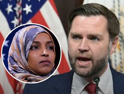 ഇൽഹാൻ ഒമർ ഇമിഗ്രേഷൻ തട്ടിപ്പ് നടത്തിയെന്ന് ജെ ഡി വാൻസ്