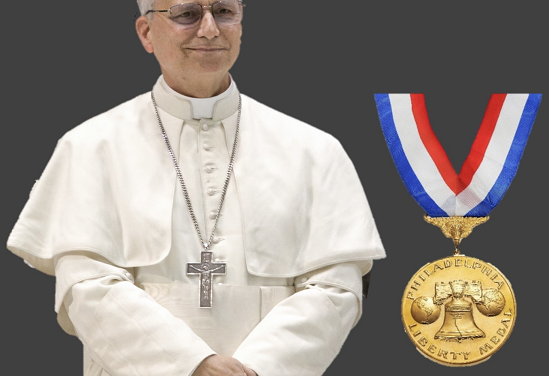 ലെയോ പതിനാലാമൻ പാപ്പയ്ക്ക് അമേരിക്കയുടെ ‘മെഡൽ ഓഫ് ഫ്രീഡം’ ബഹുമതി