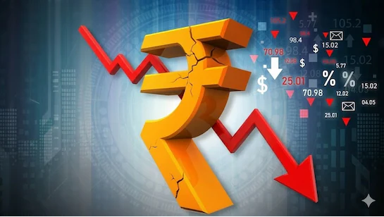 രൂപയ്ക്ക് ചരിത്രത്തിലെ റെക്കോർഡ് വീഴ്ച; ഡോളറിനെതിരെ മൂല്യം 93 കടന്നു